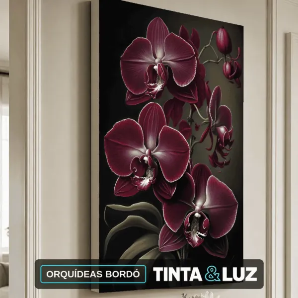 ORQUÍDEAS BORDÓ