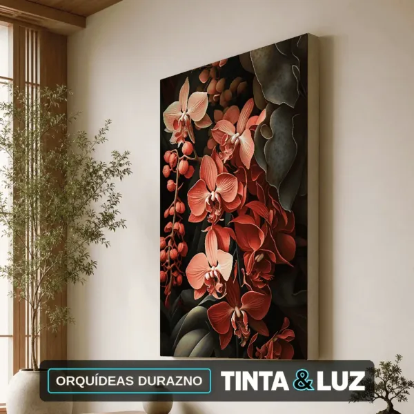 ORQUÍDEAS DURAZNO