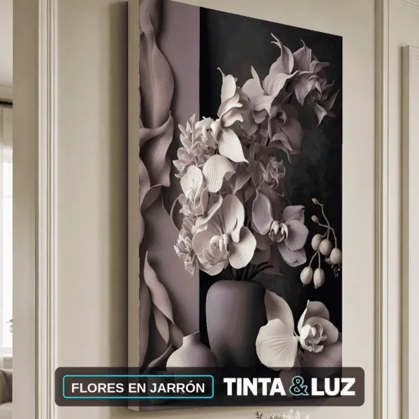 FLORES EN JARRÓN