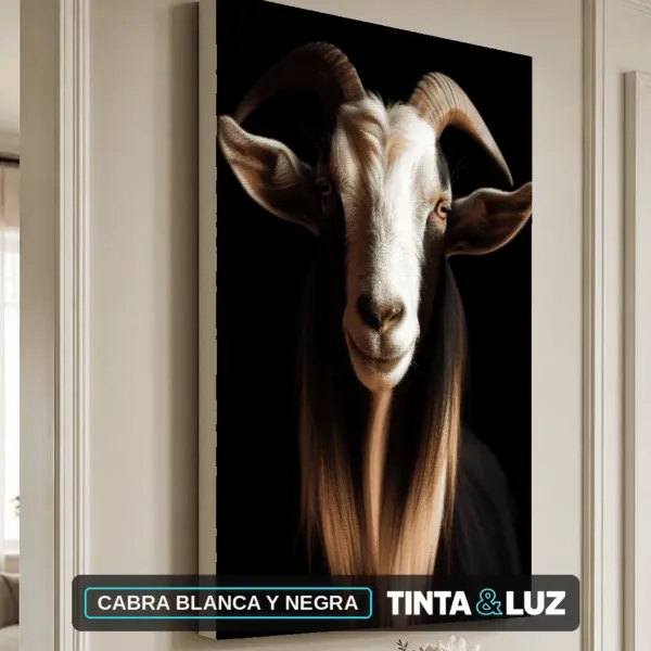 CABRA BLANCA Y NEGRA