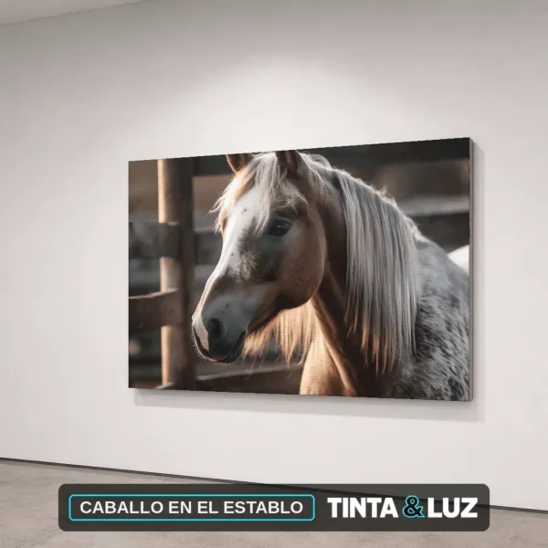 CABALLO EN EL ESTABLO
