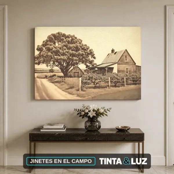 JINETES EN EL CAMPO