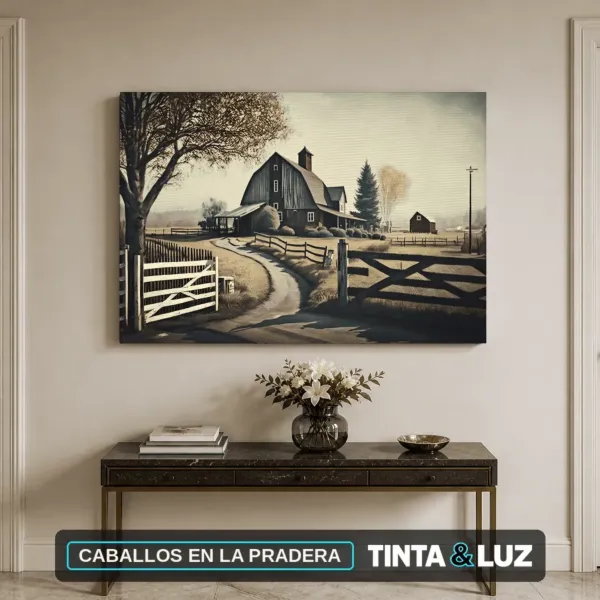 CABALLOS EN LA PRADERA