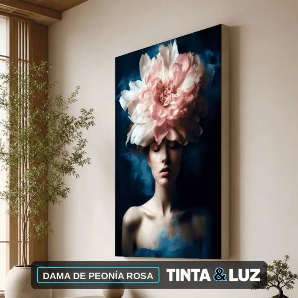 DAMA DE PEONÍA ROSA
