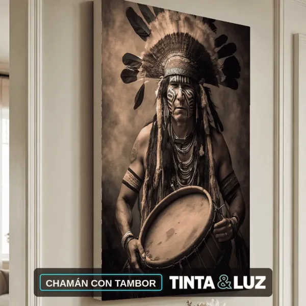 CHAMÁN CON TAMBOR
