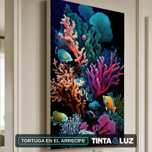TORTUGA EN EL ARRECIFE