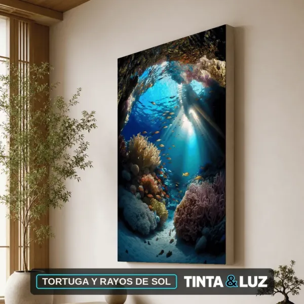 TORTUGA Y RAYOS DE SOL