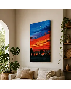 SILUETA AL OCASO