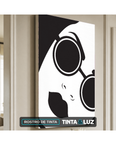 ROSTRO DE TINTA