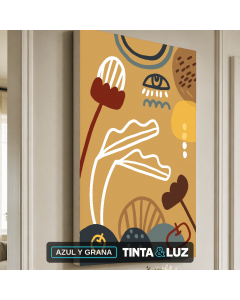AZUL Y GRANA