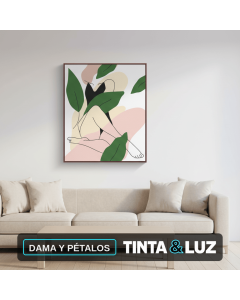 DAMA Y PÉTALOS