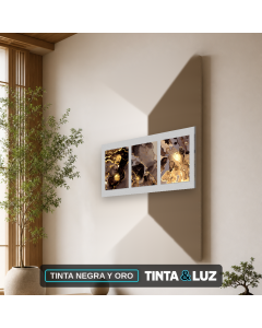 TINTA NEGRA Y ORO