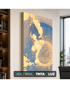 AZUL Y BRASA