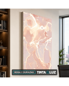 ROSA Y DURAZNO