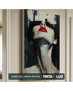 DAMA DE LABIOS ROJOS