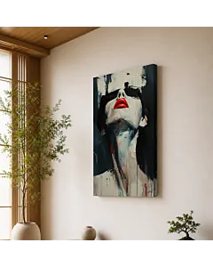 DAMA DE LABIOS ROJOS