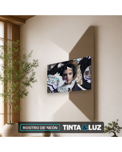 ROSTRO DE NEÓN