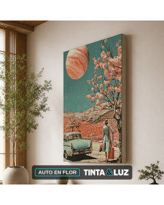 AUTO EN FLOR