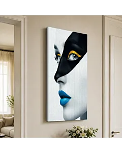 ROSTRO DE HOJAS