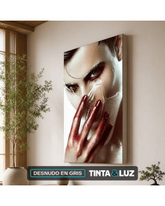 DESNUDO EN GRIS