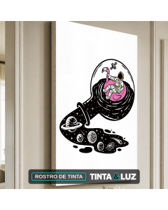 ROSTRO DE TINTA