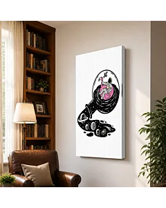 ROSTRO DE TINTA