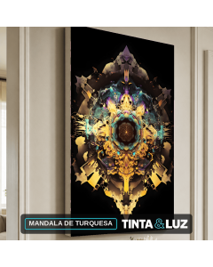 MANDALA DE TURQUESA
