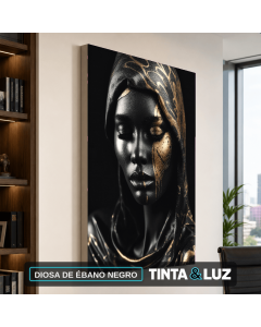DIOSA DE ÉBANO NEGRO