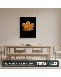 HOJA DE ARCE DORADA