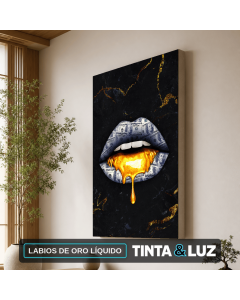 LABIOS DE ORO LÍQUIDO