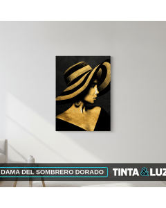 DAMA DEL SOMBRERO DORADO
