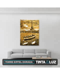 TORRE EIFFEL DORADA