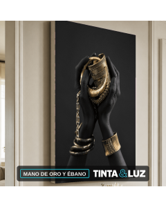 MANO DE ORO Y ÉBANO