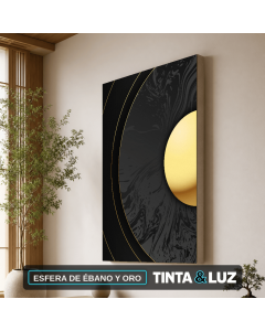 ESFERA DE ÉBANO Y ORO