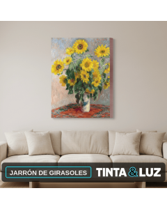 JARRÓN DE GIRASOLES