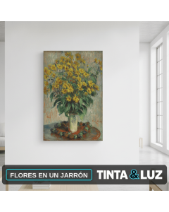 FLORES EN UN JARRÓN