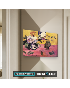 FLORES Y GATO