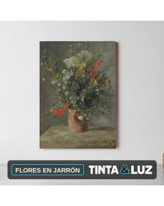 FLORES EN JARRÓN