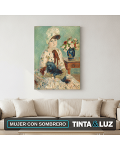 MUJER CON SOMBRERO