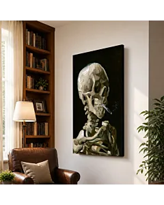 CALAVERA CON CIGARRILLO