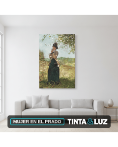 MUJER EN EL PRADO