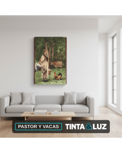 PASTOR Y VACAS