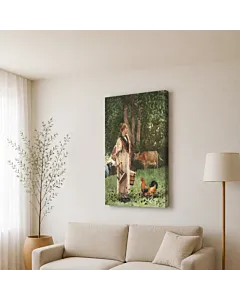 PASTOR Y VACAS