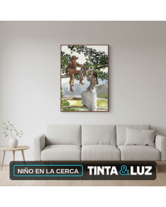 NIÑO EN LA CERCA