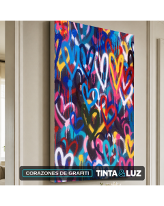 CORAZONES DE GRAFITI