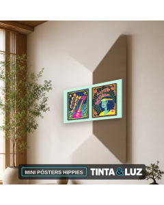 MINI PÓSTERS HIPPIES
