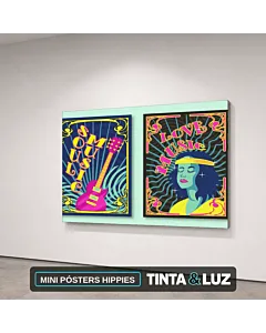 MINI PÓSTERS HIPPIES