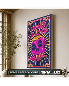 PEACE & LOVE CALAVERA
