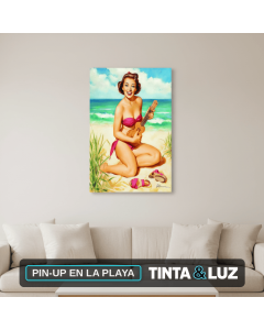 PIN-UP EN LA PLAYA