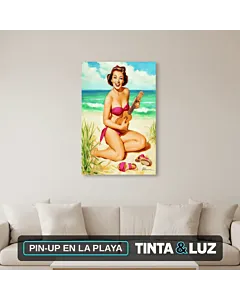 PIN-UP EN LA PLAYA